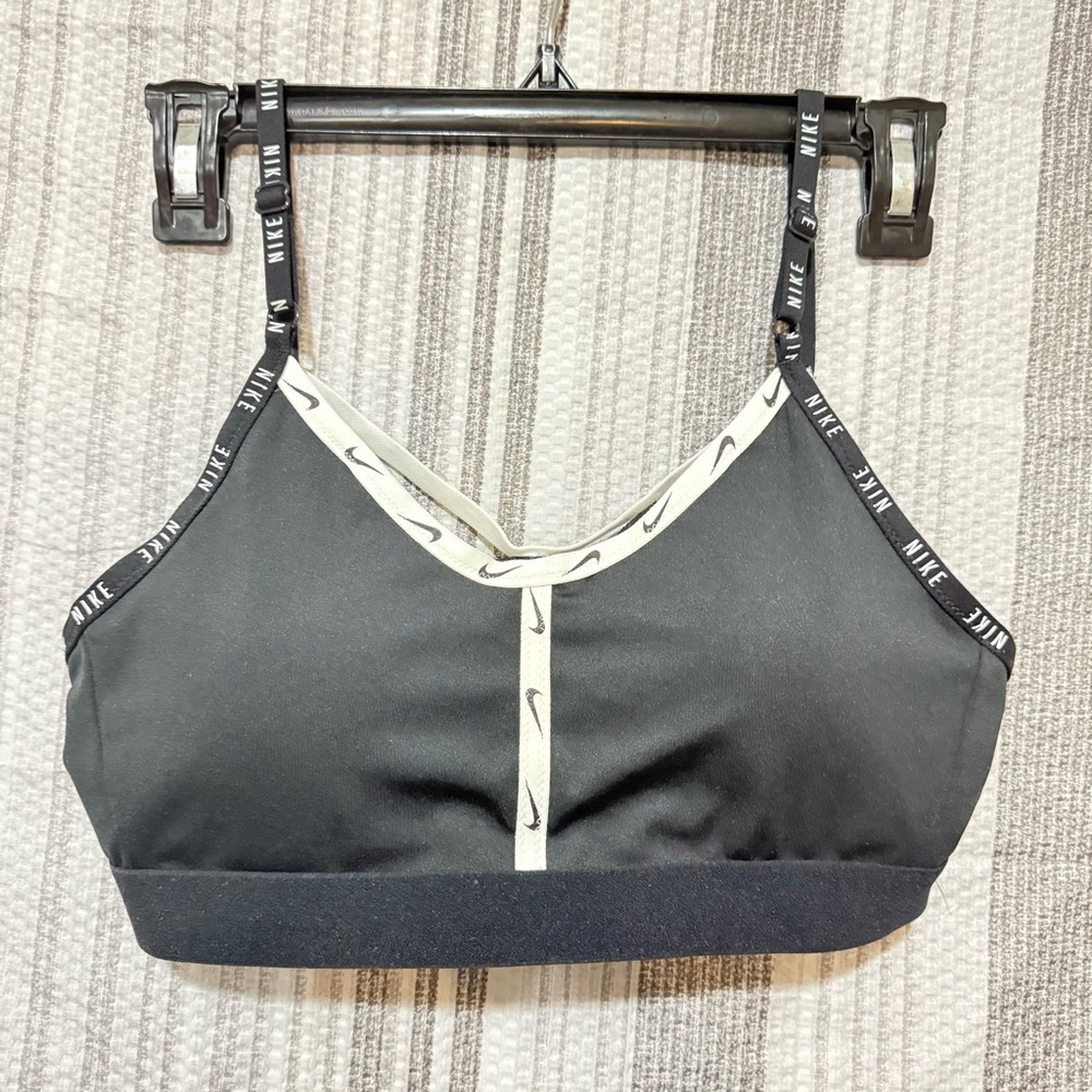 Nike Black and White Sports Bra